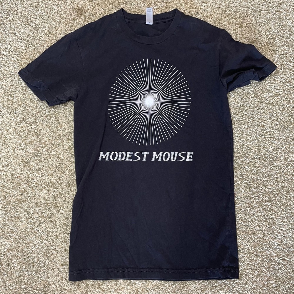 Modest Mouse Band Tee Black Y2K Indie Sleaze Grunge Rock Concert Tshirt XS